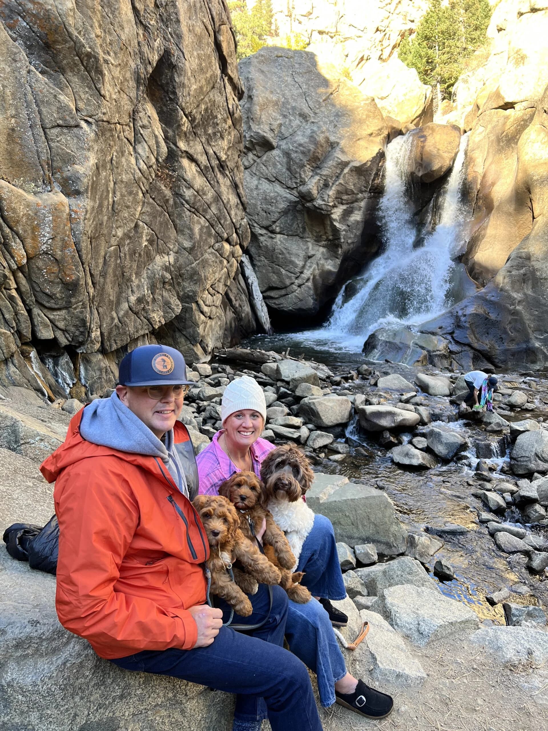 The Bautz family and their dogs