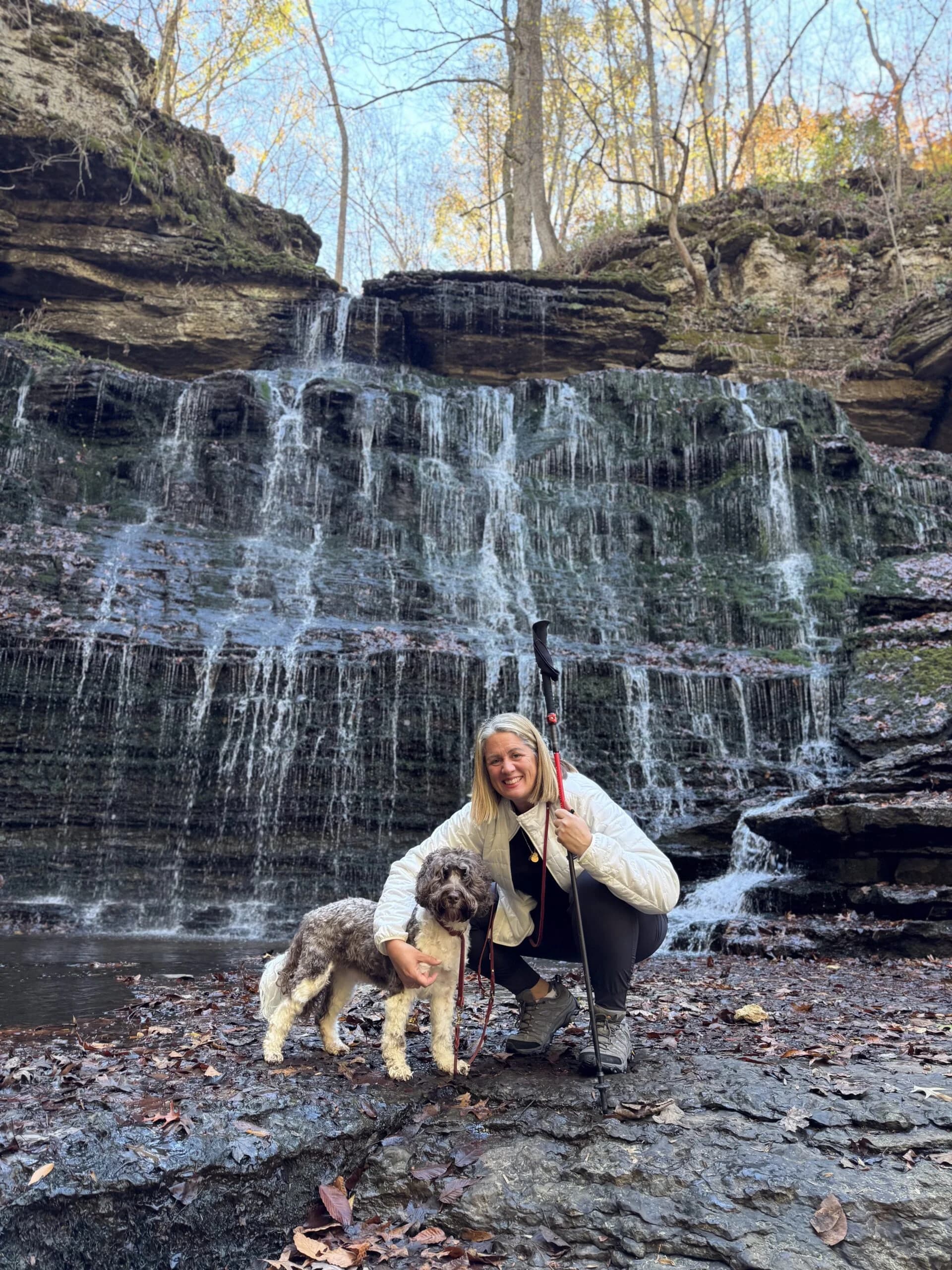 The Bautz family and their dogs
